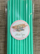 Mint paper straws